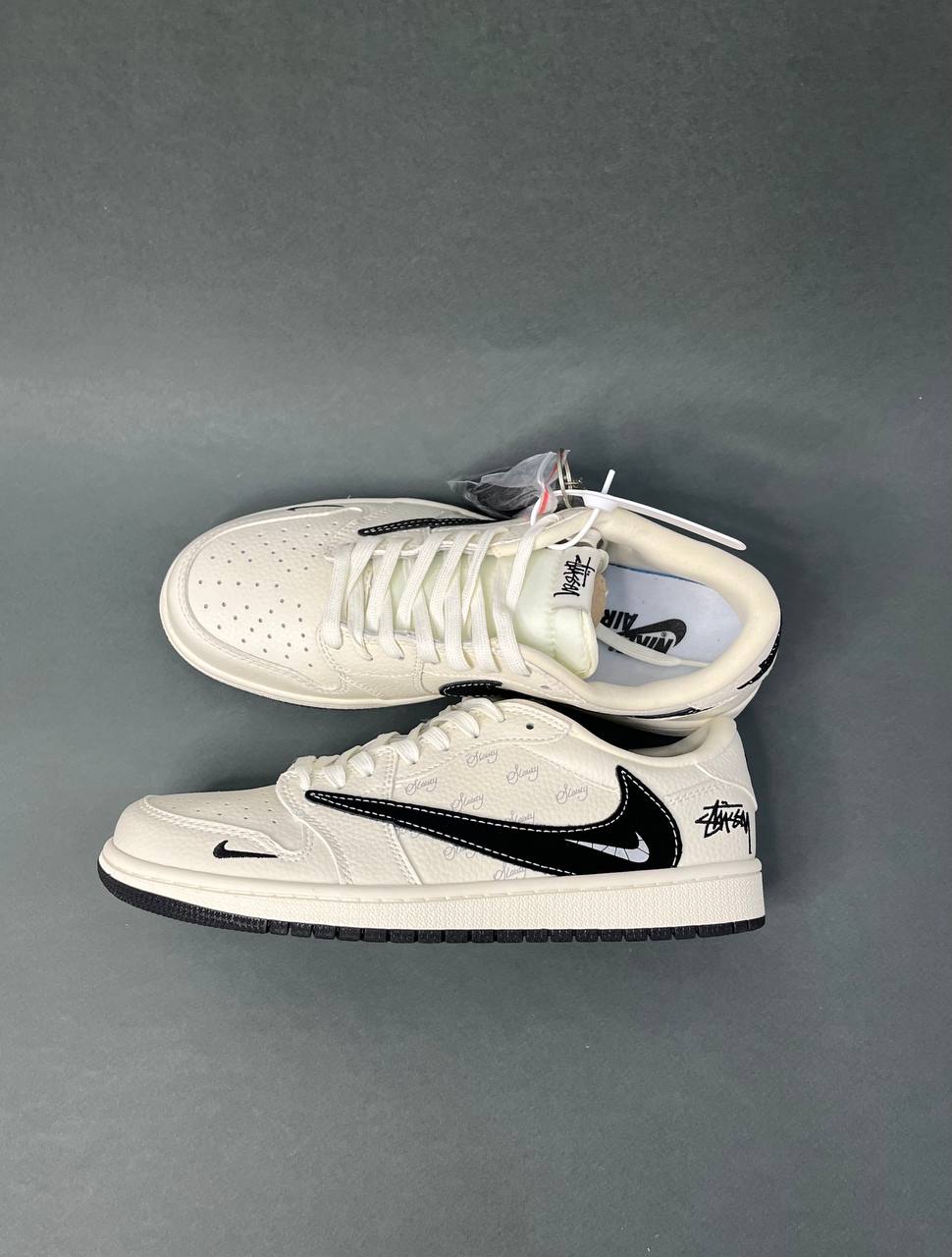 کفش نایک ایر جردن وان لو استاسی  Nike Air Jordan 1 Low Stacy Cream Black