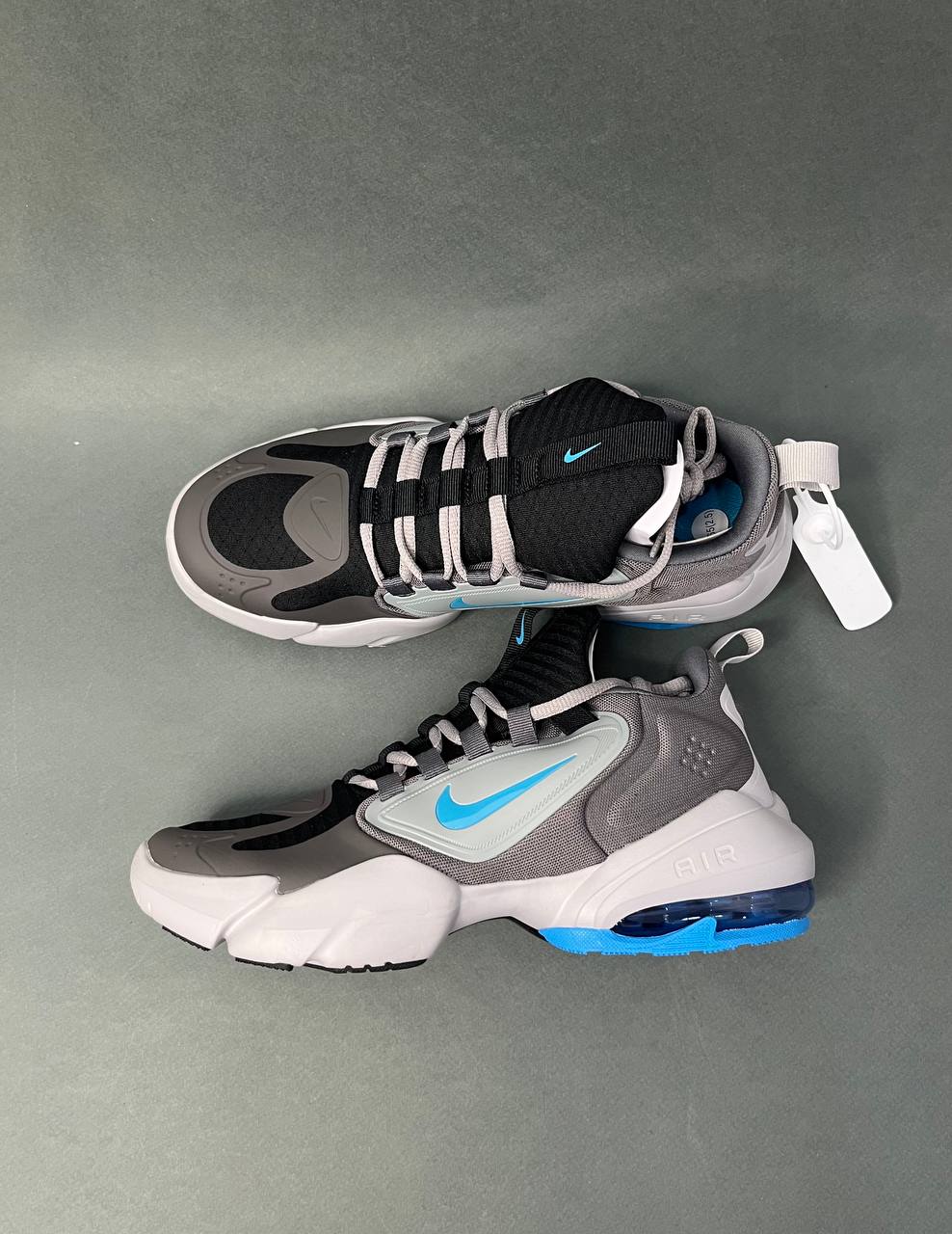 کفش ورزشی مردانه نایکی ایر مکس آلفا ساویج Nike Air Max Alpha Savage طوسی آبی